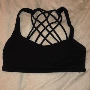 Lululemon black sports bra